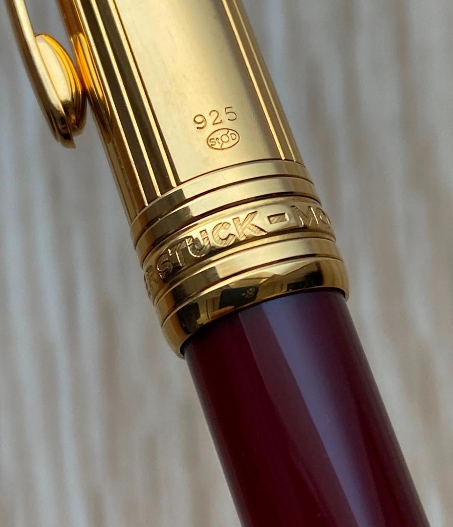 希少 美品 モンブラン ソリテール シルバー 925 ボルドー シャーペン