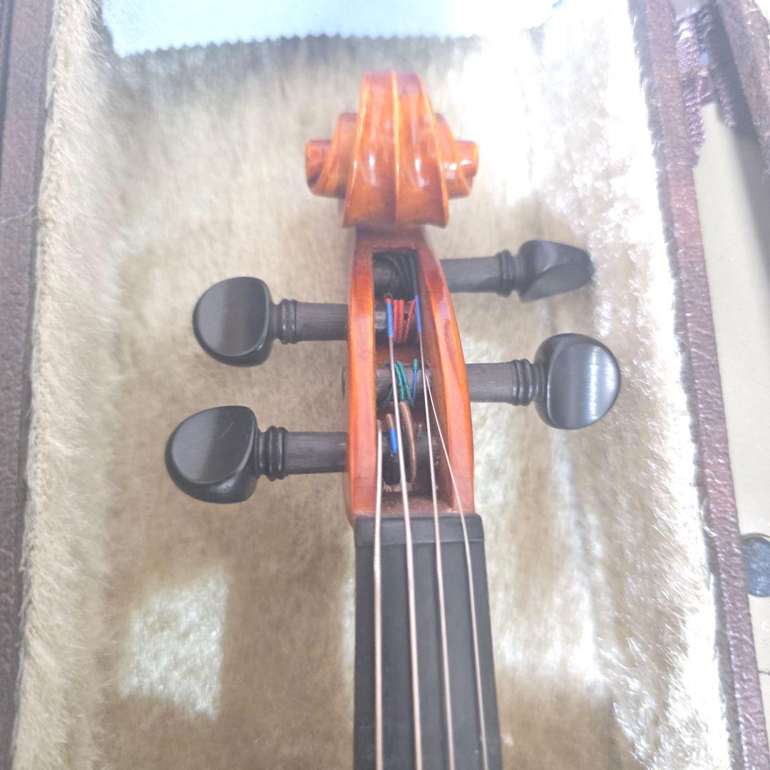 418】極虎艶杢　鈴木バイオリン No.300● 1/8 2001年製　虎杢