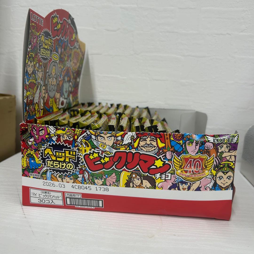 ヘッドだらけのビックリマンチョコ 40周年 23個