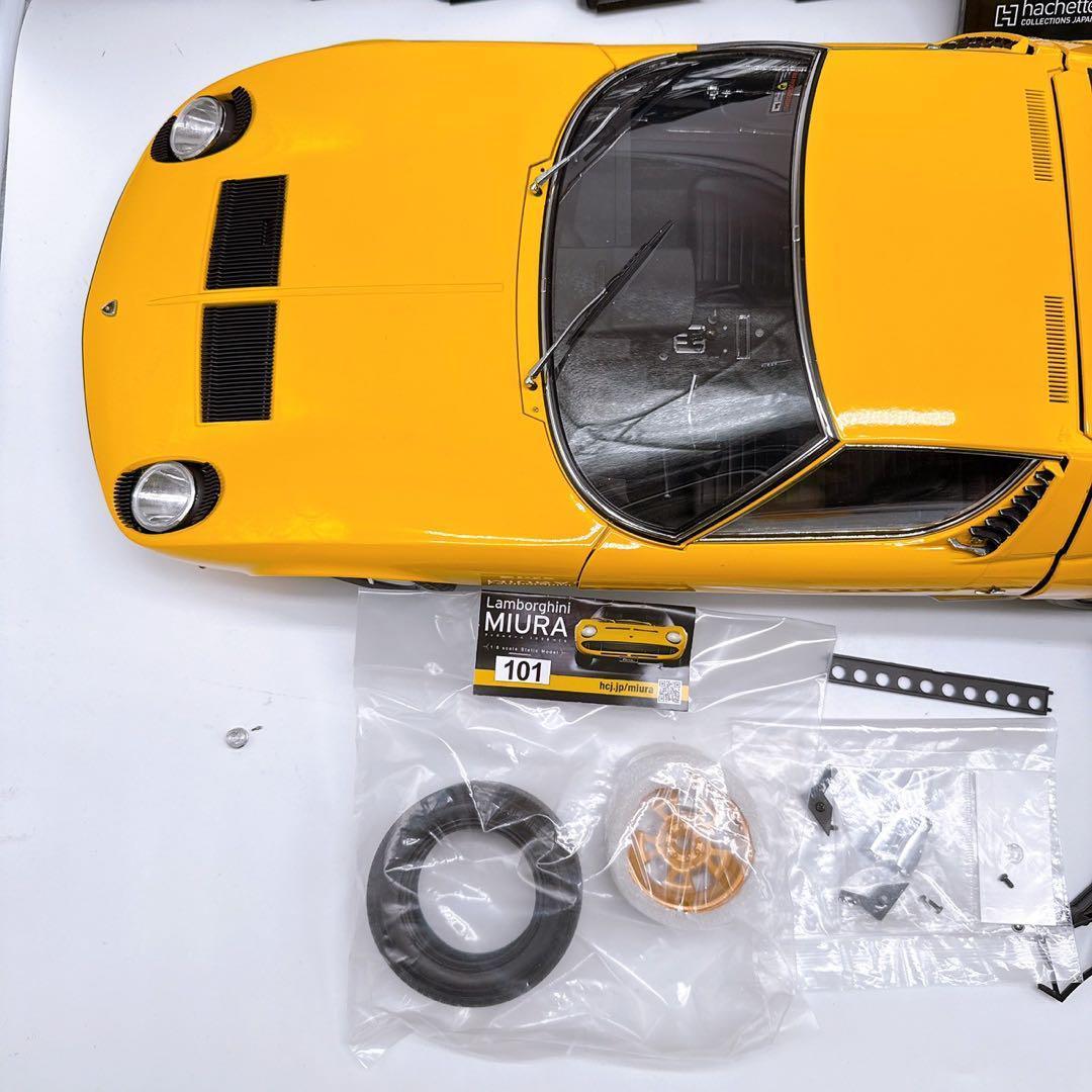 ユーワンさま　ランボルギーニ　ミウラ　１/8 完成品　ウレタンクリア塗装仕上げ