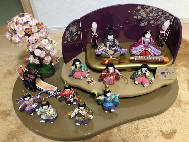 木目込み　雛人形　祭遊