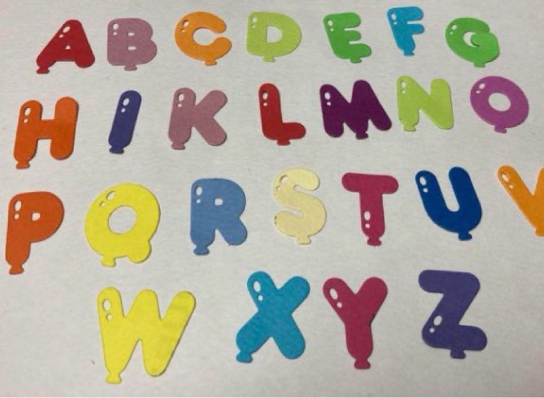 アルバム飾り　アルファベット　オーダー受付中(^ ^)