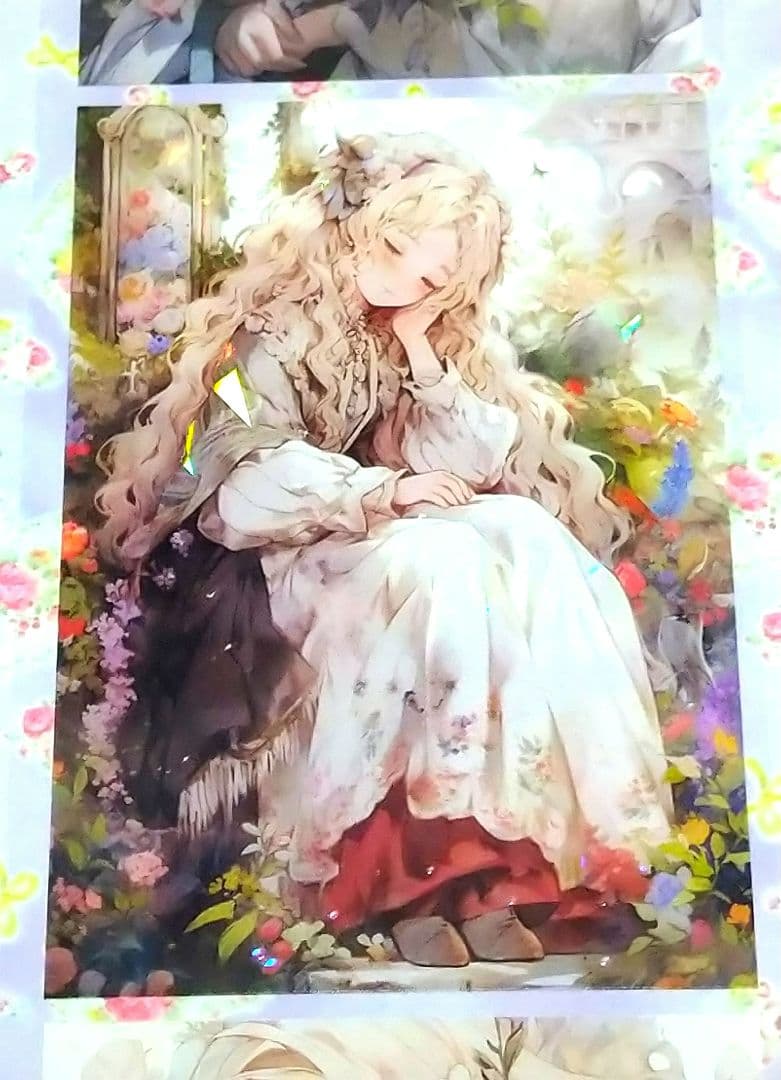 廃盤品✩J834＃花雾睡美人(贝壳光)听风芥尘切り売り海外人物女の子AIマステ