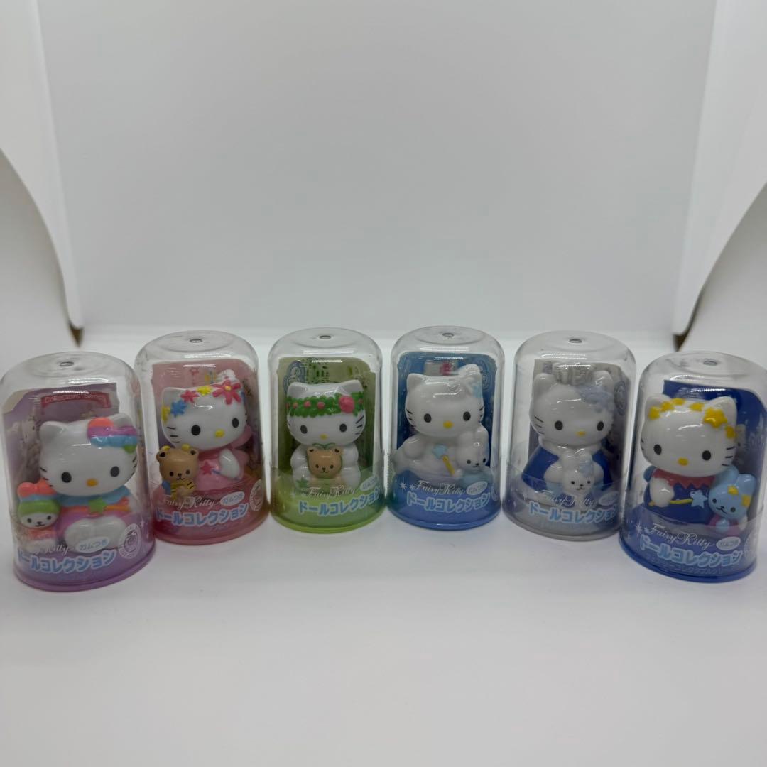 未使用 ハローキティ陶器 ドールコレクション フェアリー 6点