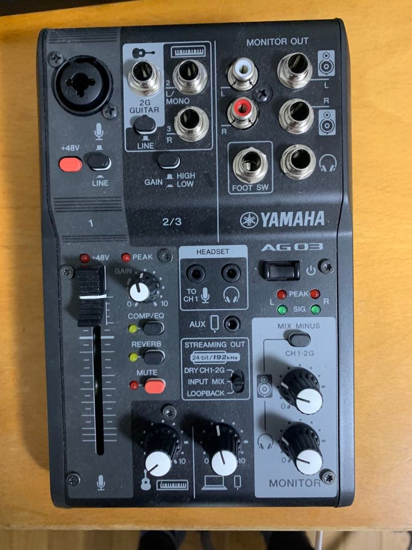 YAMAHA AG03 mk02 オーディオインターフェイス
