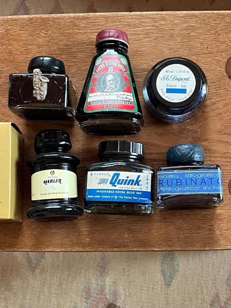 輸入品ブランドインクボトルセット 6種、稀少アイテム。