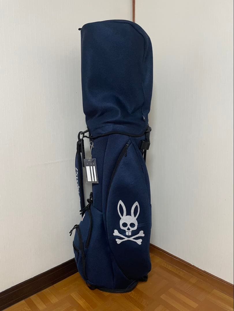 Psycho Bunny スタンド式キャディバッグ ネイビー