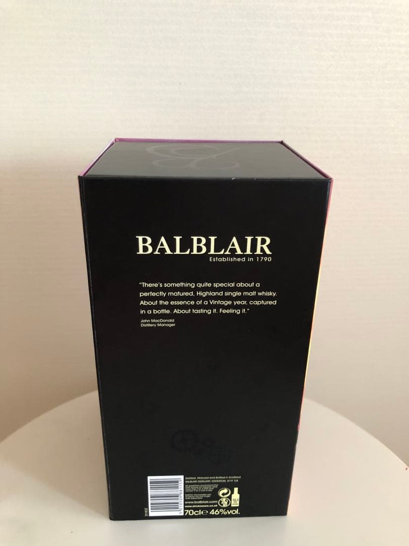 バルブレア Balblair ウイスキー セカンドリリース 2000 46%