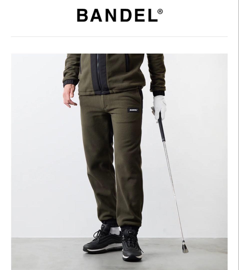 BANDELGOLF フリースパンツ カーキ L