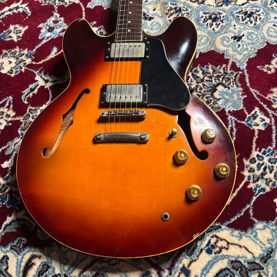 Argus アーガス セミアコ ES-335タイプ フレットエッジバインディング