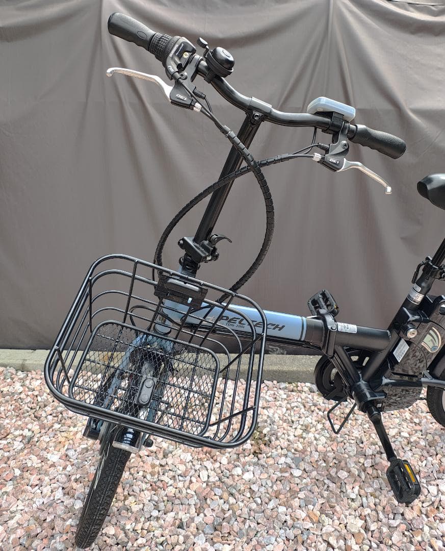 PELTECH TDN-208L ブルー×ブラック 電動アシスト自転車 折り畳み