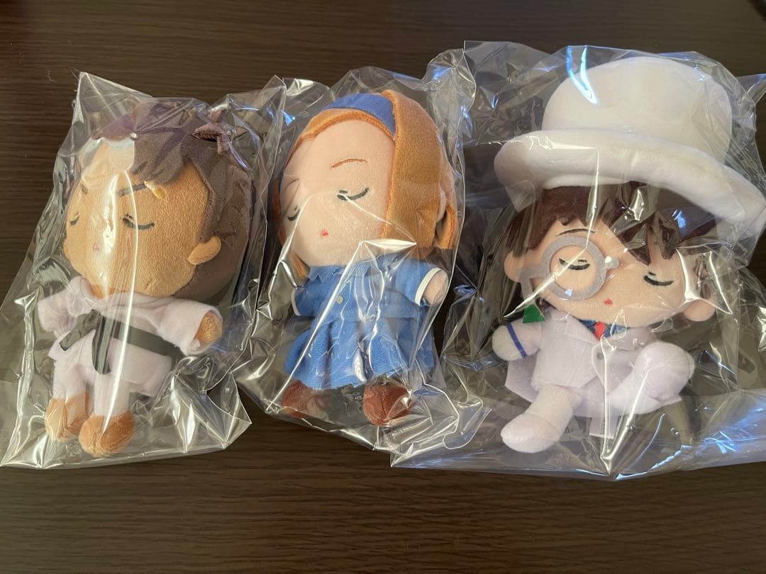 名探偵 コナン 紺青の拳 怪盗キッド&京極真&鈴木園子おすわりぬいぐるみセット