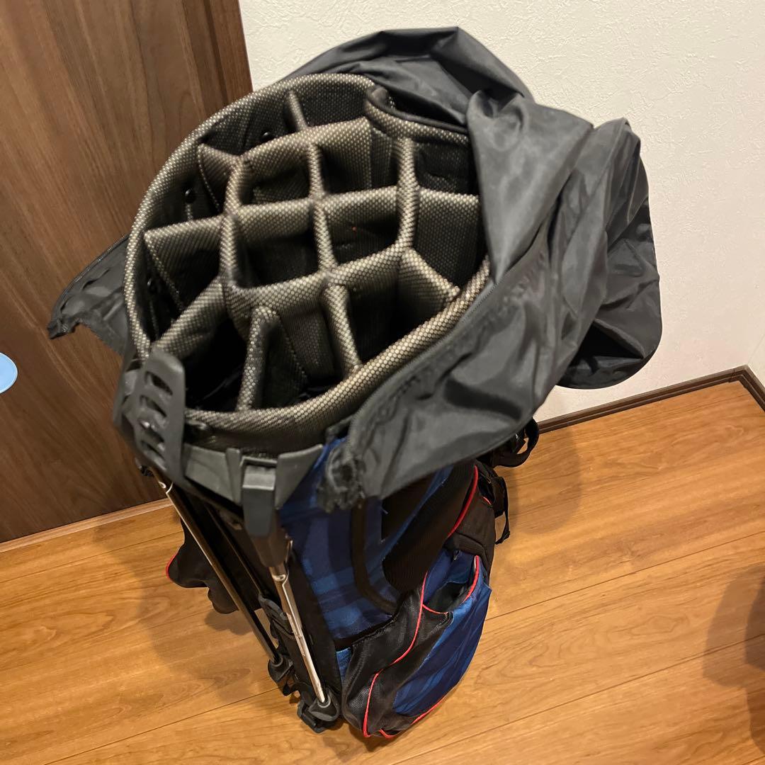 OGIOゴルフバッグ 青・黒 14分割収納