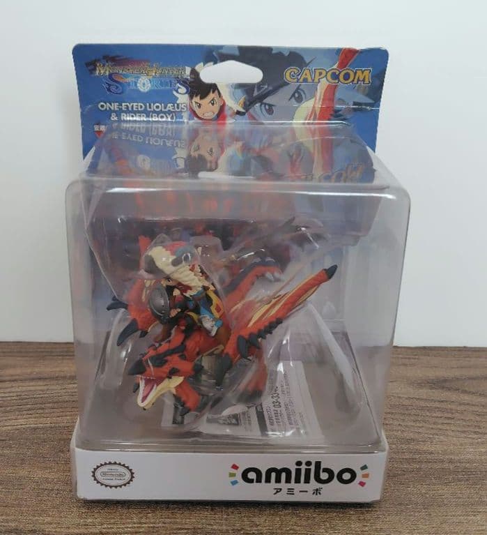【未開封】amiibo 隻眼のリオレウス&ライダー (男の子)