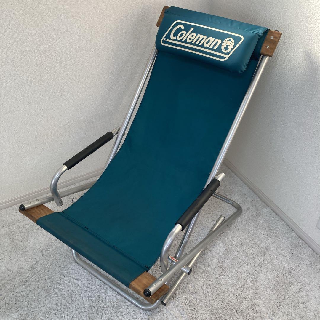 コールマン ロッキングチェア C910-718J アウトドアチェア　レトロ