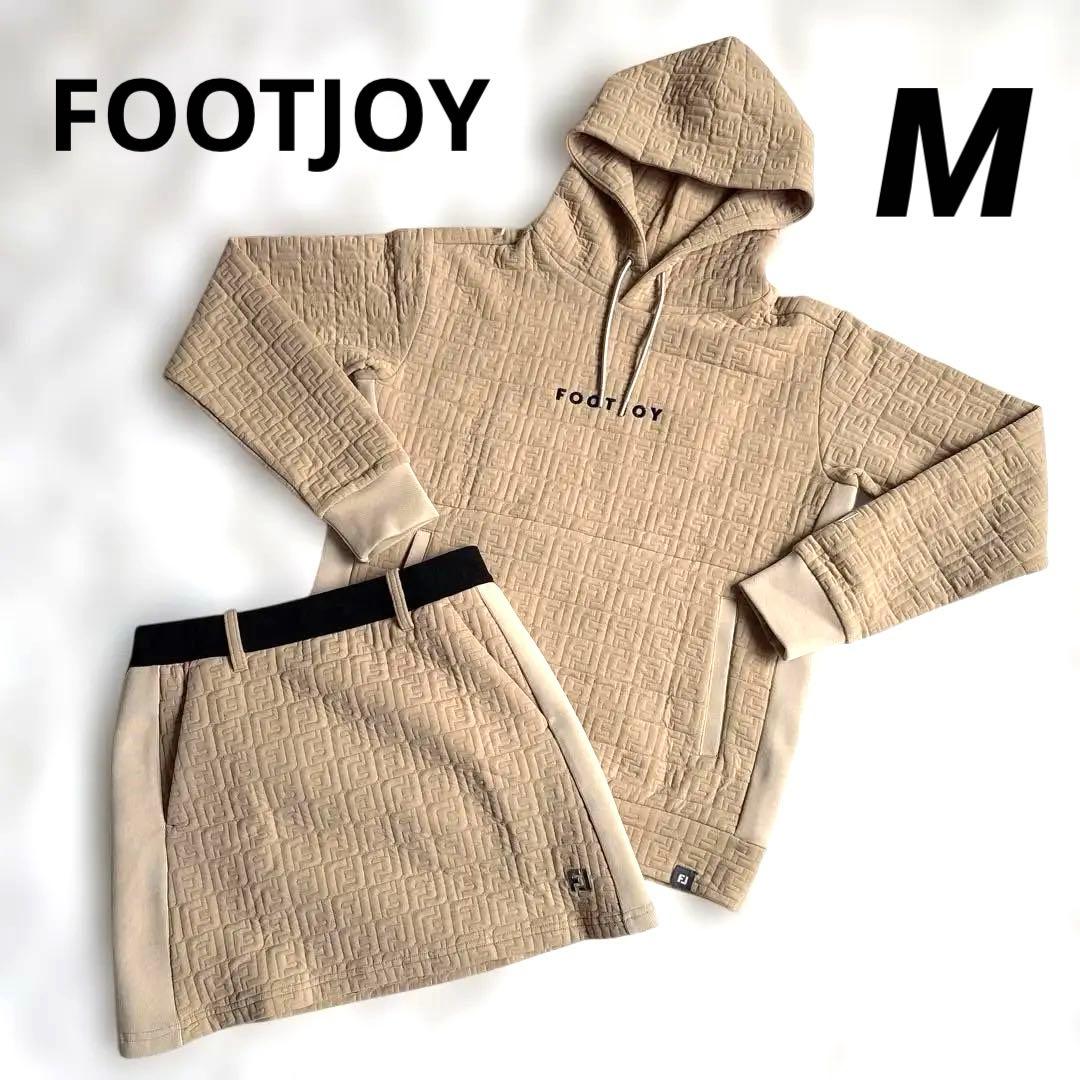 FOOTJOYフットジョイ　レディースゴルフウェア 上下セットM ベージュ