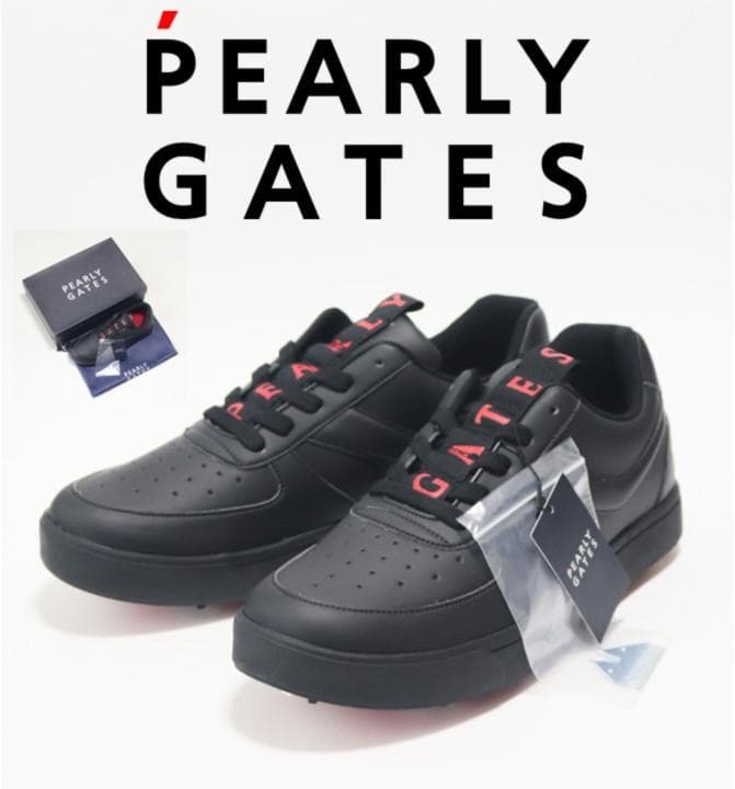 35,200円新品【パーリーゲイツ】メゾンロゴ ゴルフシューズ 25.5cm