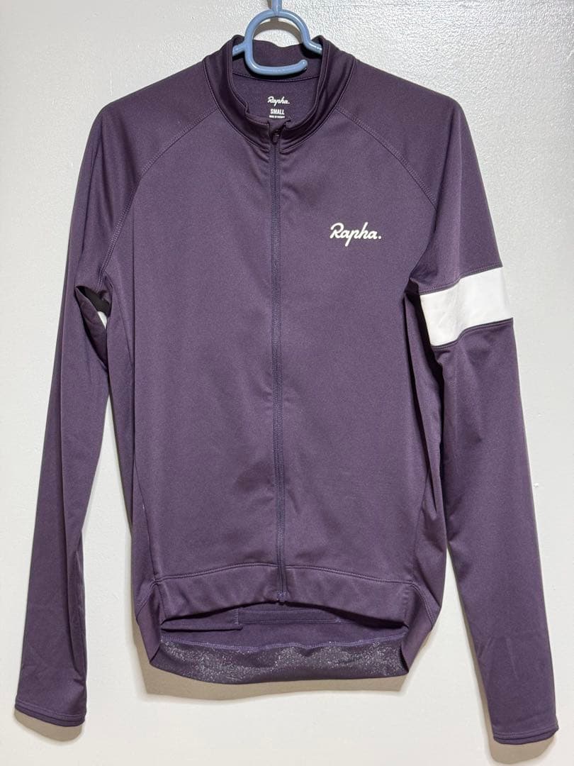Rapha メンズ コア ロングスリーブ ジャージ　パープル　Sサイズ