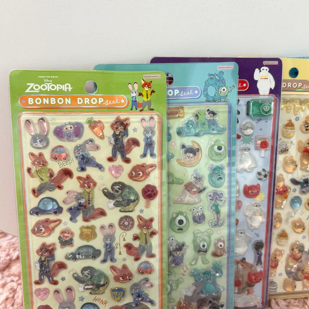 【正規品】ボンボンドロップシール ディズニー 6点おまとめセット