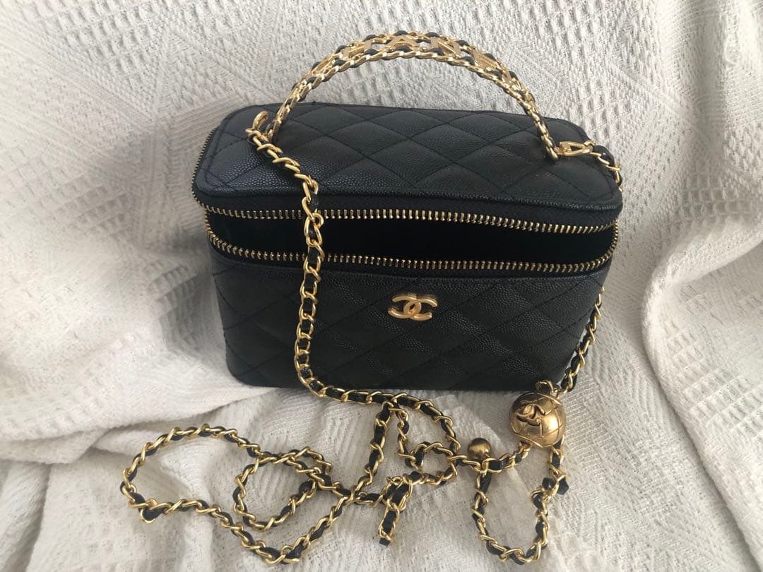 CHANEL ノベルティ チェーン付き マトラッセ ハンドバッグ ミニバッグ