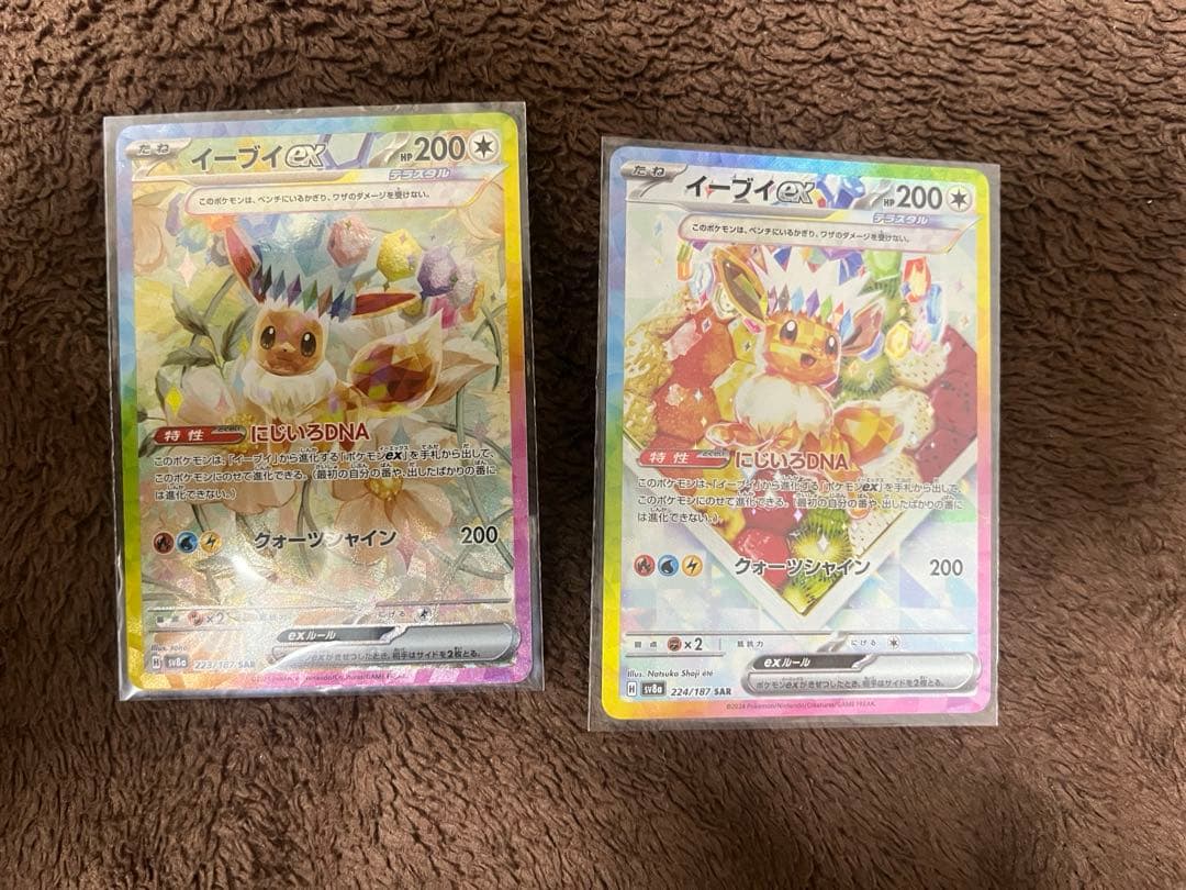 イーブイex SAR SV8a テラスタルフェスex 223.224/187