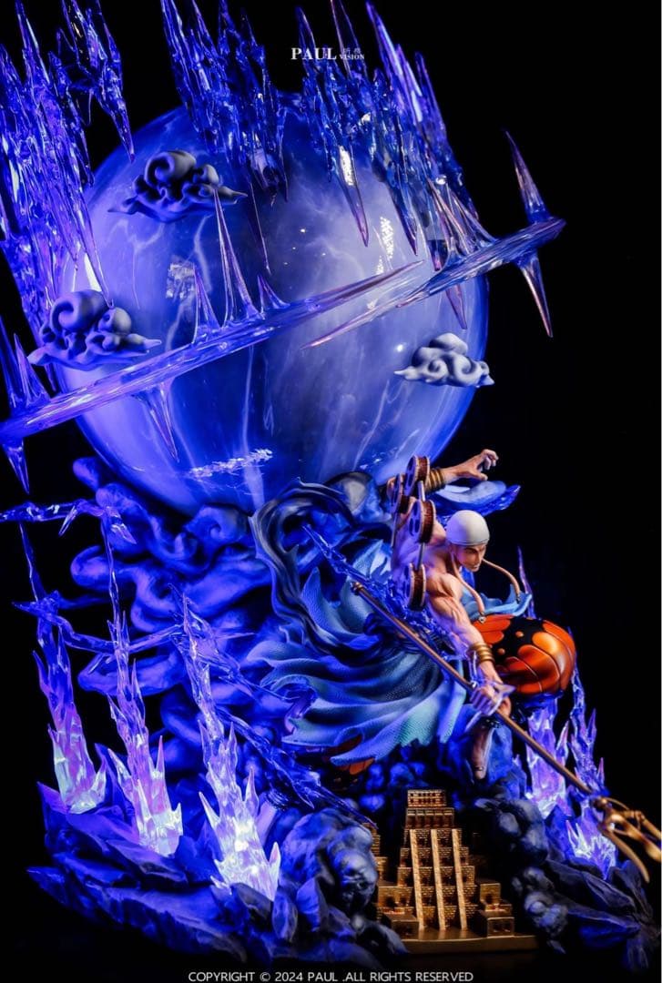 ONE PIECE ワンピース エネル【雷神・雷隕】 ガレージキット フィギュア