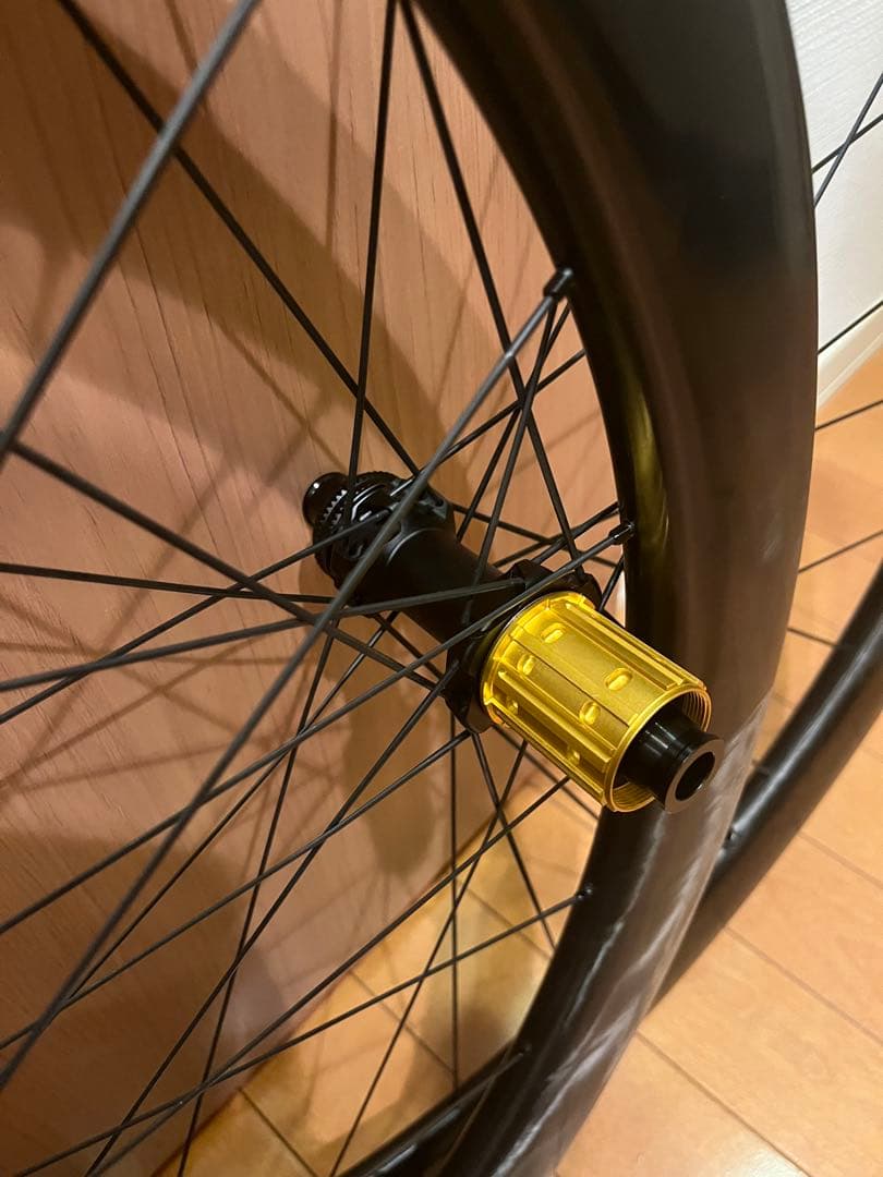 超軽量 カーボンホイール 1222g 45mm高 外内30,24mm 送料無料