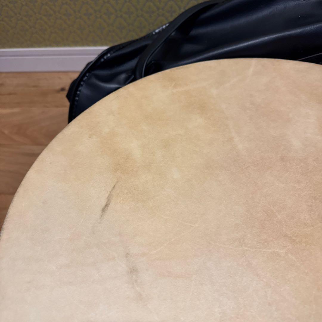 日本製 別撰上鳴保証 平太鼓 45cm オーク製バチ付 レザーケース