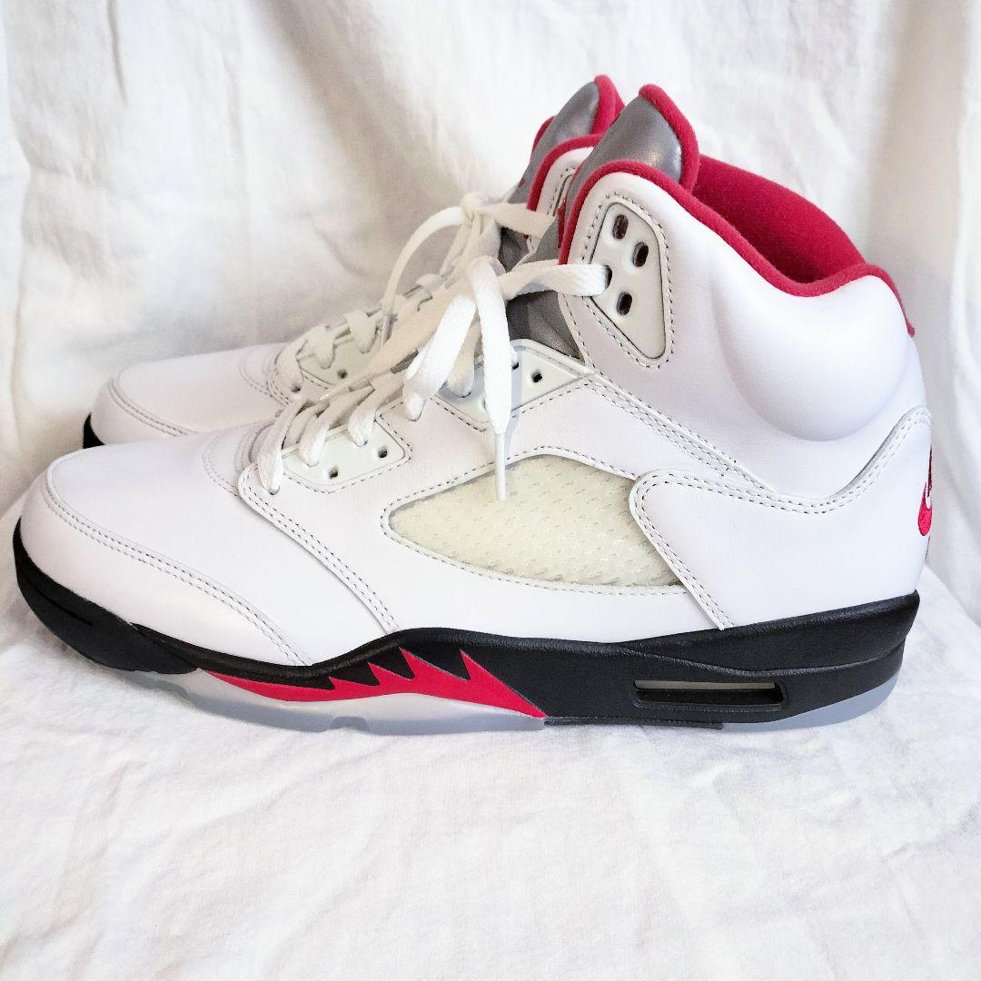 シューズ(男性用) NIKE AIR JORDAN 5 RETRO Fire Red