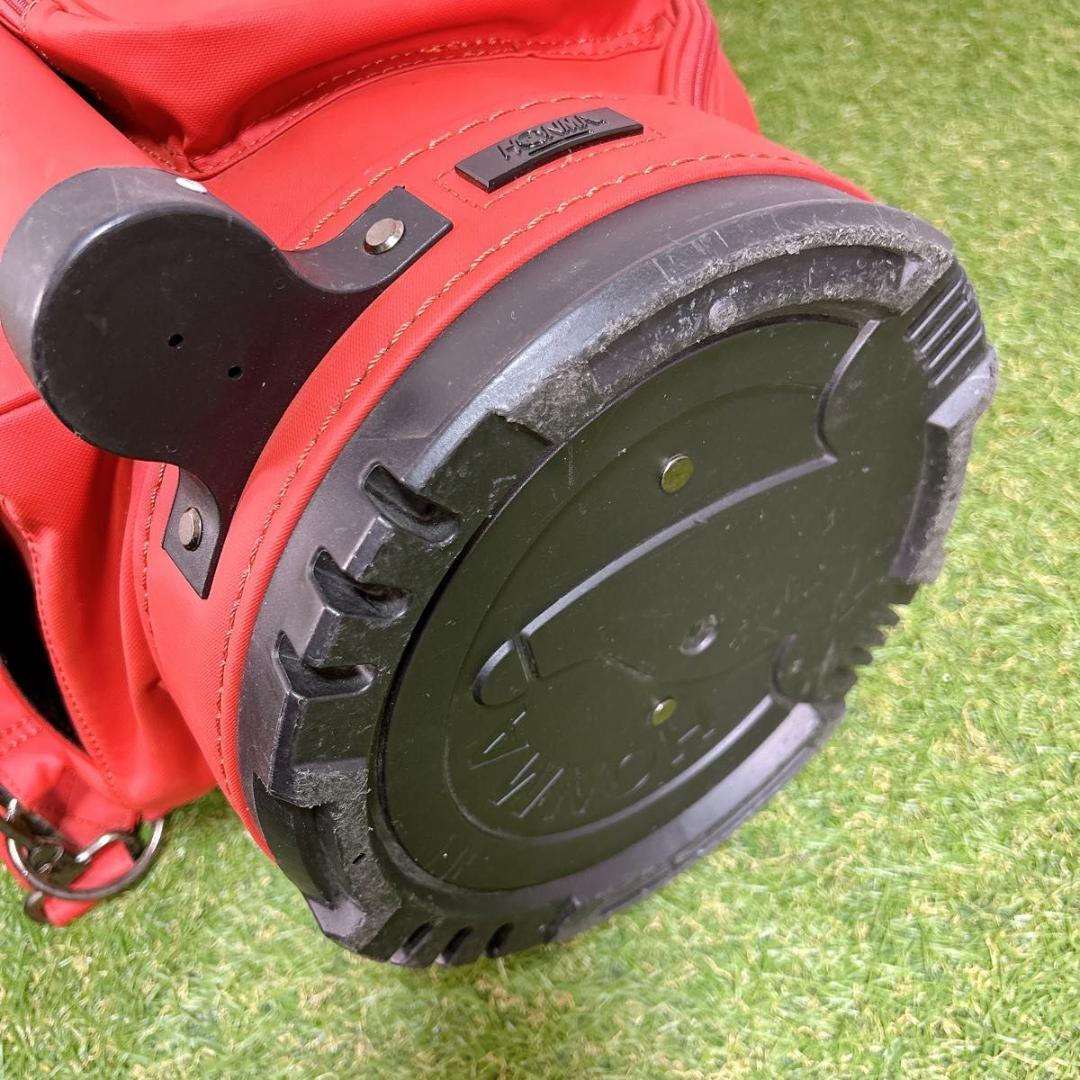 HONMA ホンマ　多機能　キャディバッグ　ゴルフ　オレンジ　希少　初心者