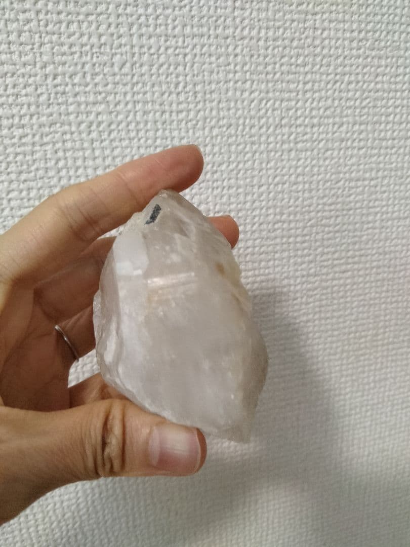 長野県天然水晶　国産天然　国産鉱山　164g天然水晶
