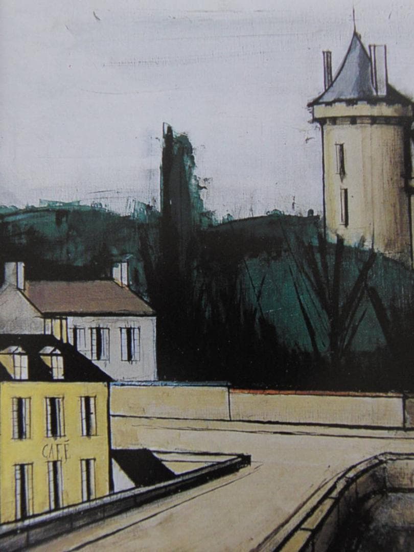 ベルナール・ビュッフェ「Combourg-Chateaubriand」