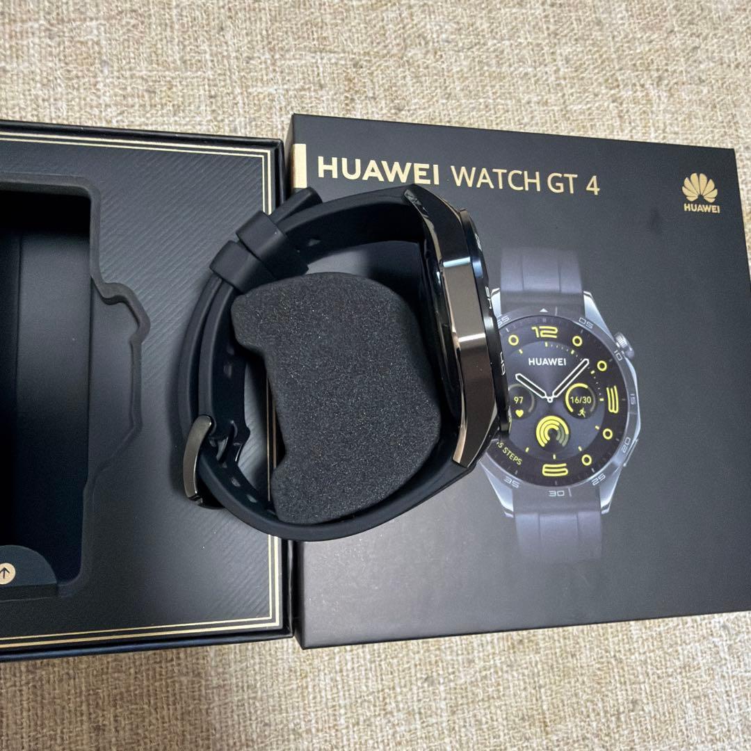美品　HUAWEI WATCH GT 4 ブラック 本体