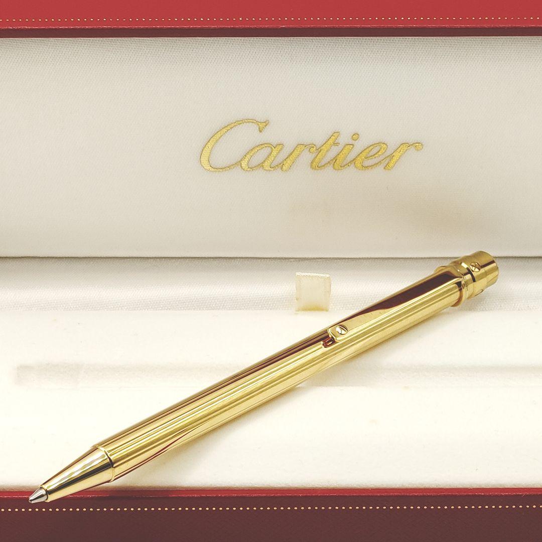 【希少】カルティエ サントス ボールペン ST150183 ゴールド美品