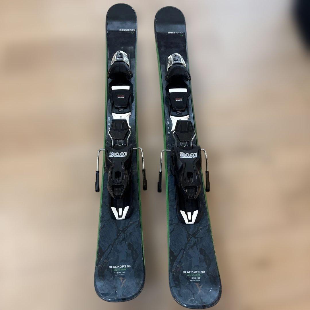 ロシニョール　BLACKOPS 99スキー板 LOOKバイン付き　ショートスキー