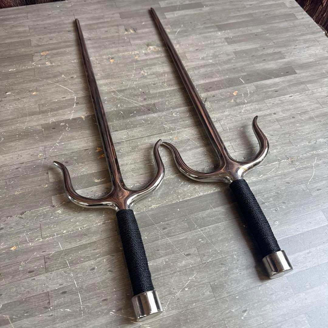 ステンレス製 釵 サイ 沖縄空手 唐手