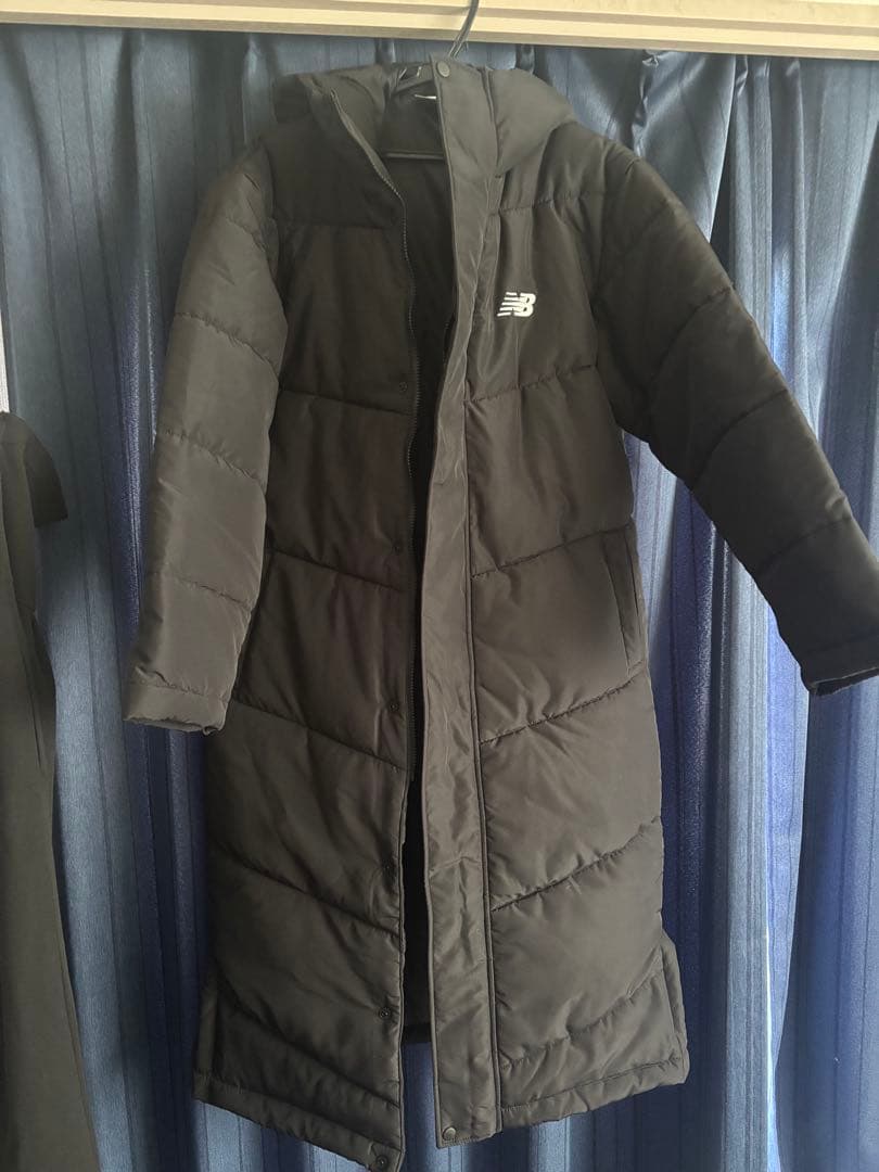 New Balance ブラック ベンチコート