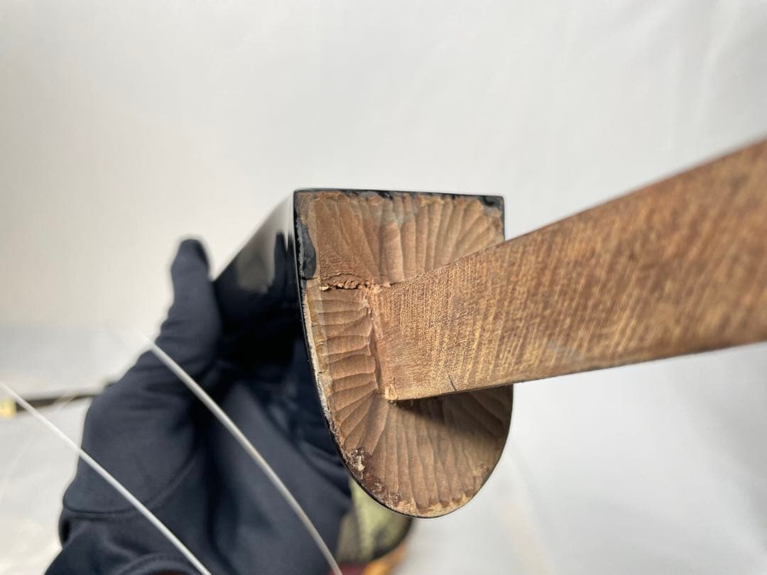 沖縄三線 ゆし木・実入り 人工皮 セミビンテージ