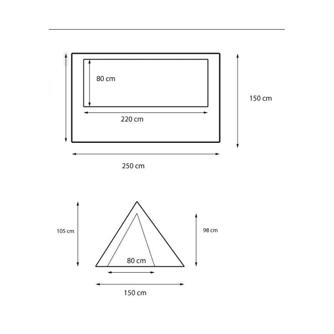 trekker tent saor dcf 新品未使用 インナー2種付属