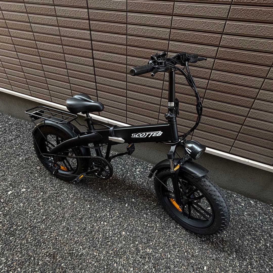 SCOTTEB 電動アシスト自転車 ブラック