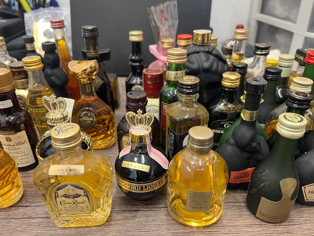 洋酒　ウイスキー　ブランデー　リキュール類　ミニチュア　ミニボトルおまとめセット
