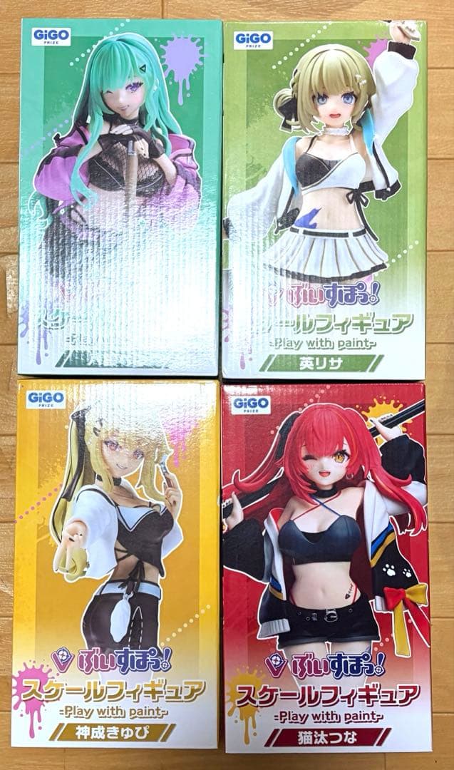 ぶいすぽっ！ GIGO スケールフィギュア4種