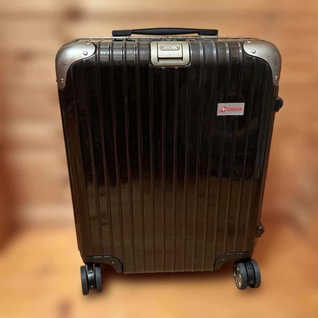 【匿名配送】リモア　スイス航空　スーツケース　４輪