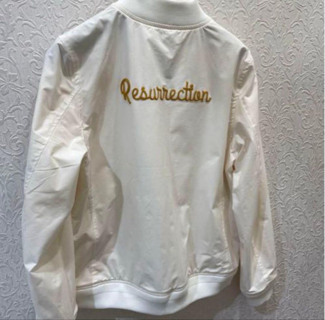 レザレクション　オフホワイトブルゾン ウィンドブレーカー
