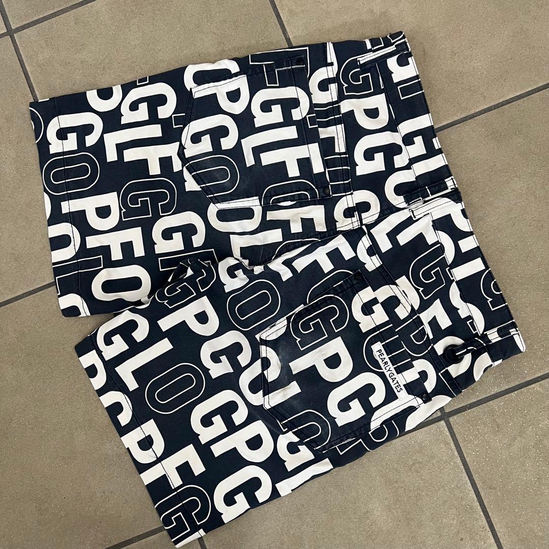 Pearly gates パーリーゲイツ　セットアップ　メンズ　S 総柄　半袖