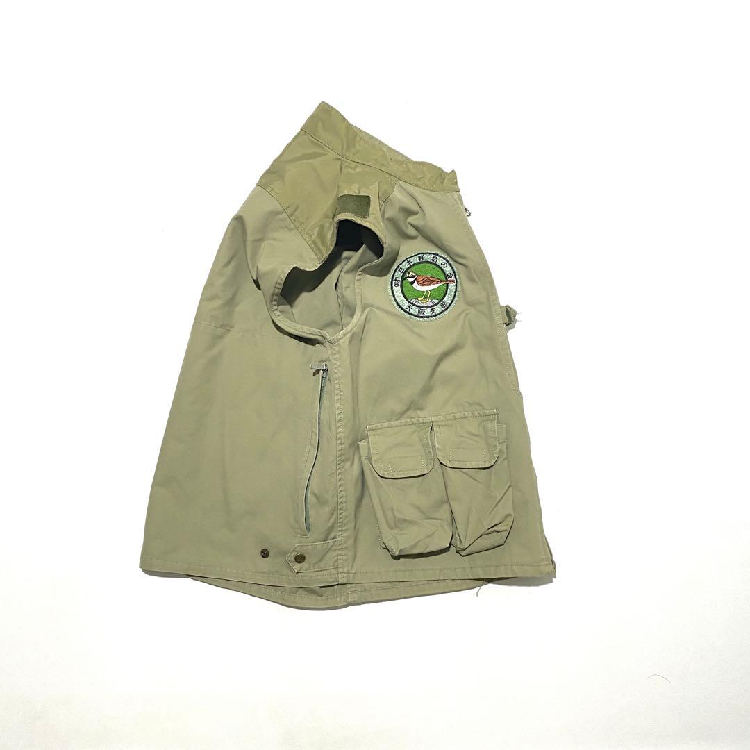 タラスブルバ/日本野鳥の会　フィッシングベスト　ユーティリティ　レア　当時物