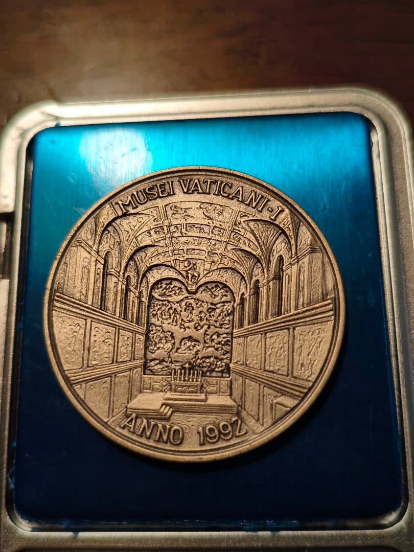 バチカン美術館　記念メダル　銀925