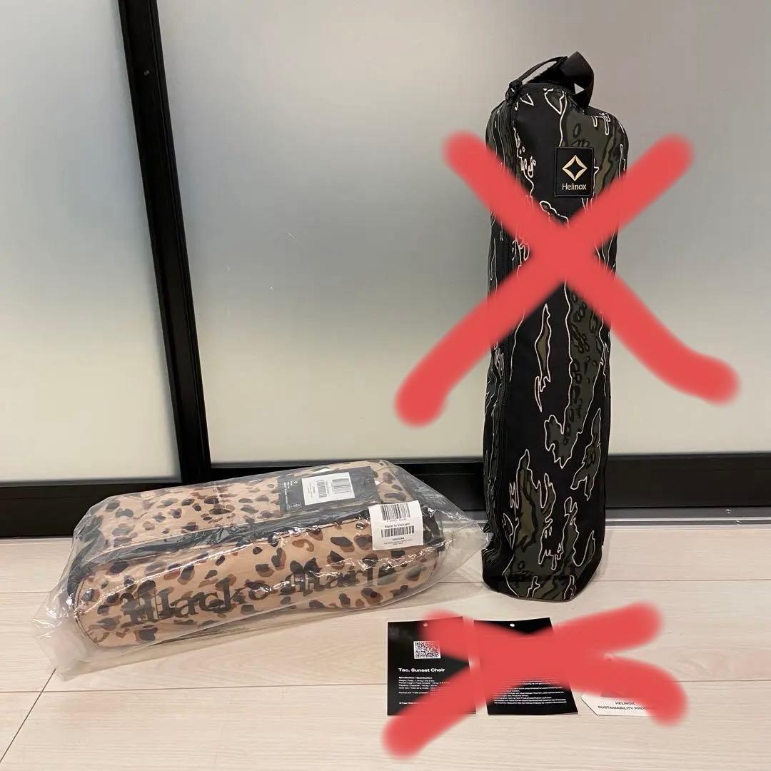 【新品】ヘリノックス × ワコマリア チェアワン レオパード 天国東京 イス