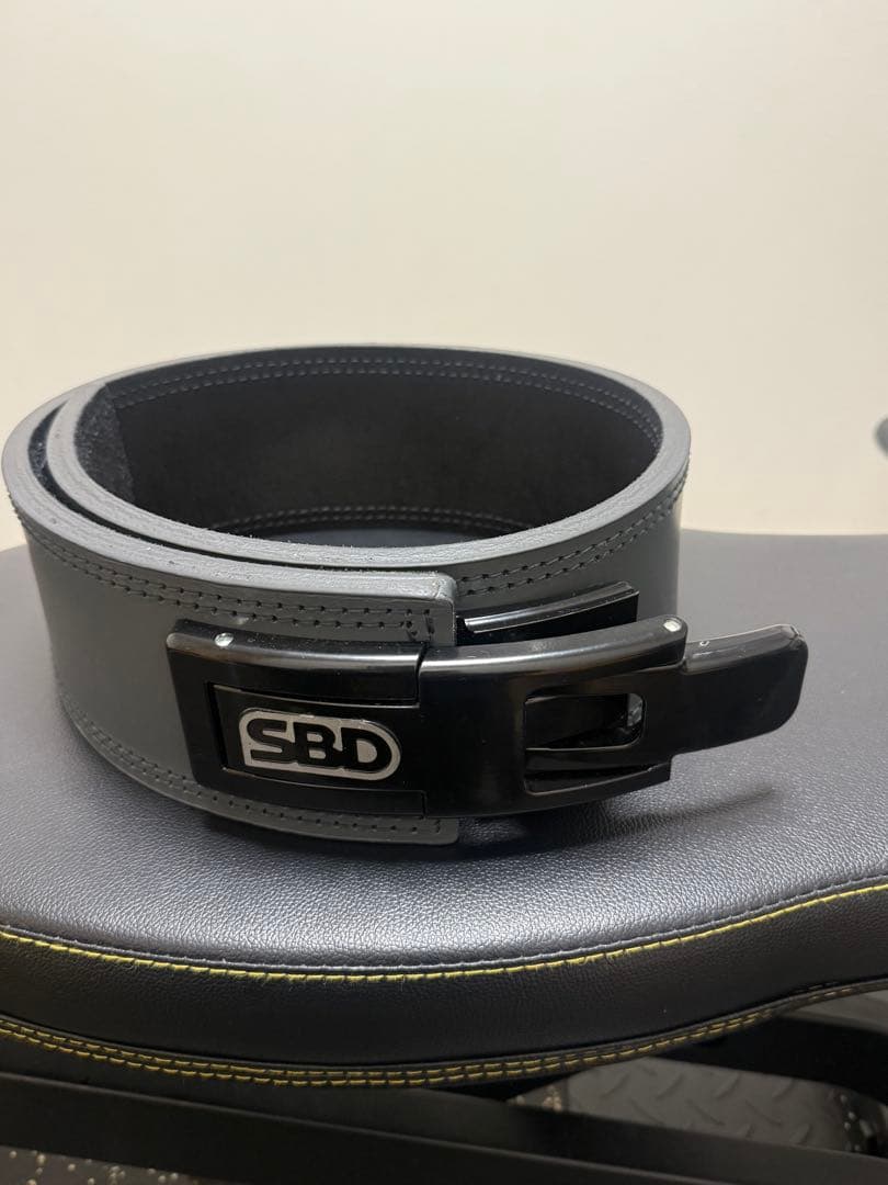 ［SBD］限定カラーForge パワーリフティングベルト10mmグレー Ｌサイズ