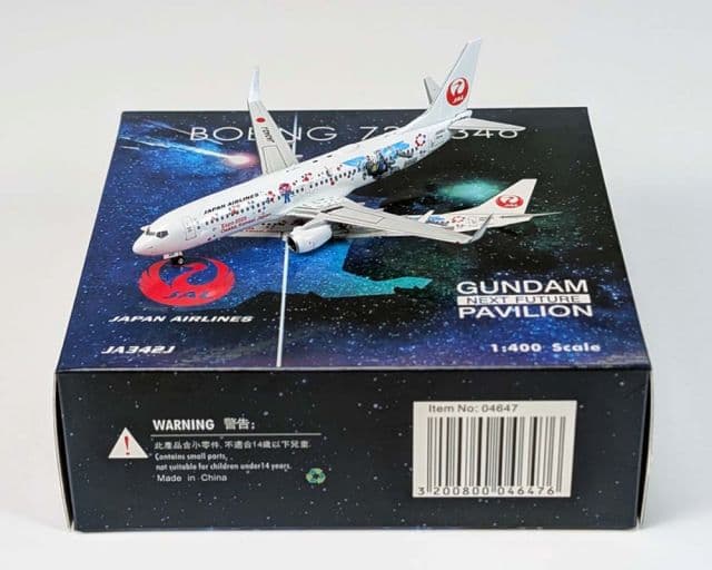 【新品】JAL 737-800 ガンダム EXPO JA342J 1/400